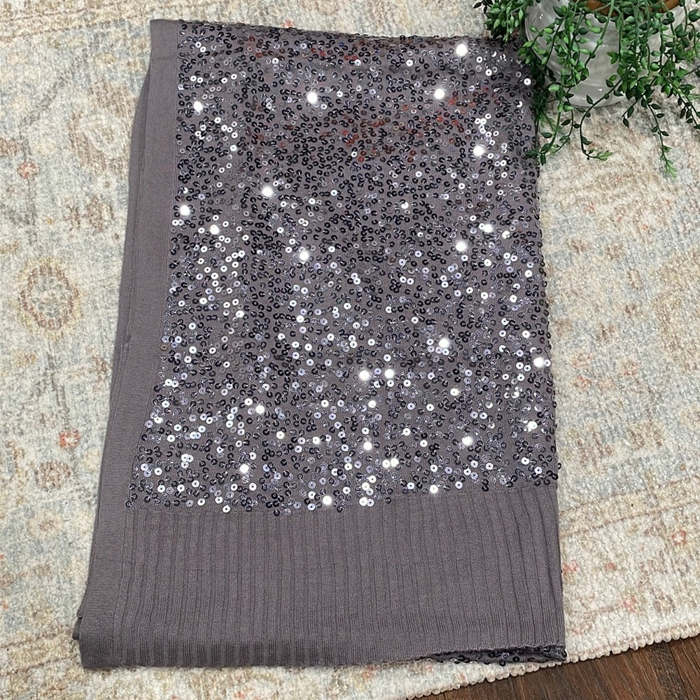 IMAN SEQUINED SCARF